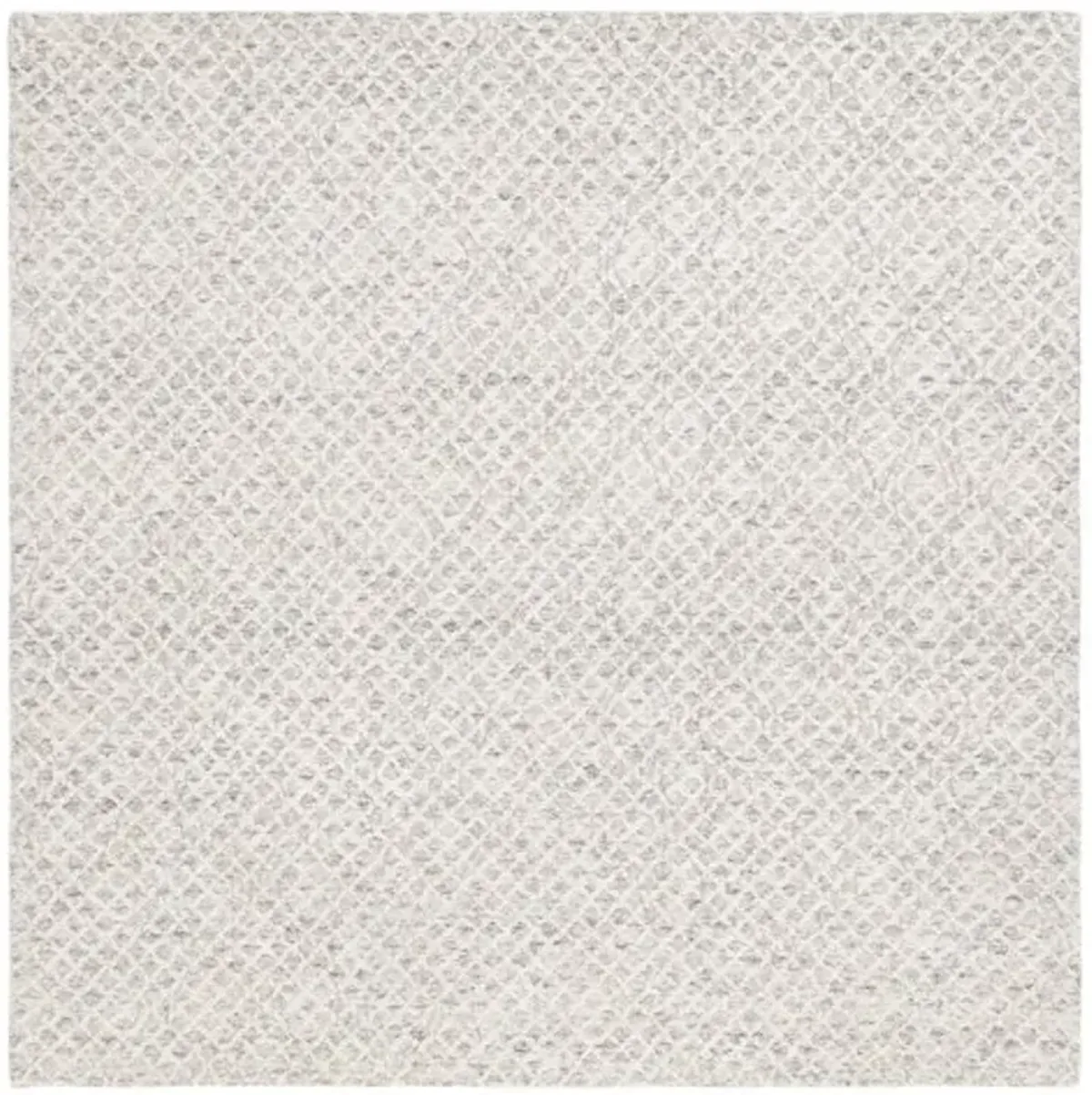 EBONY 103 Grey  6' X 6' Square Square Rug