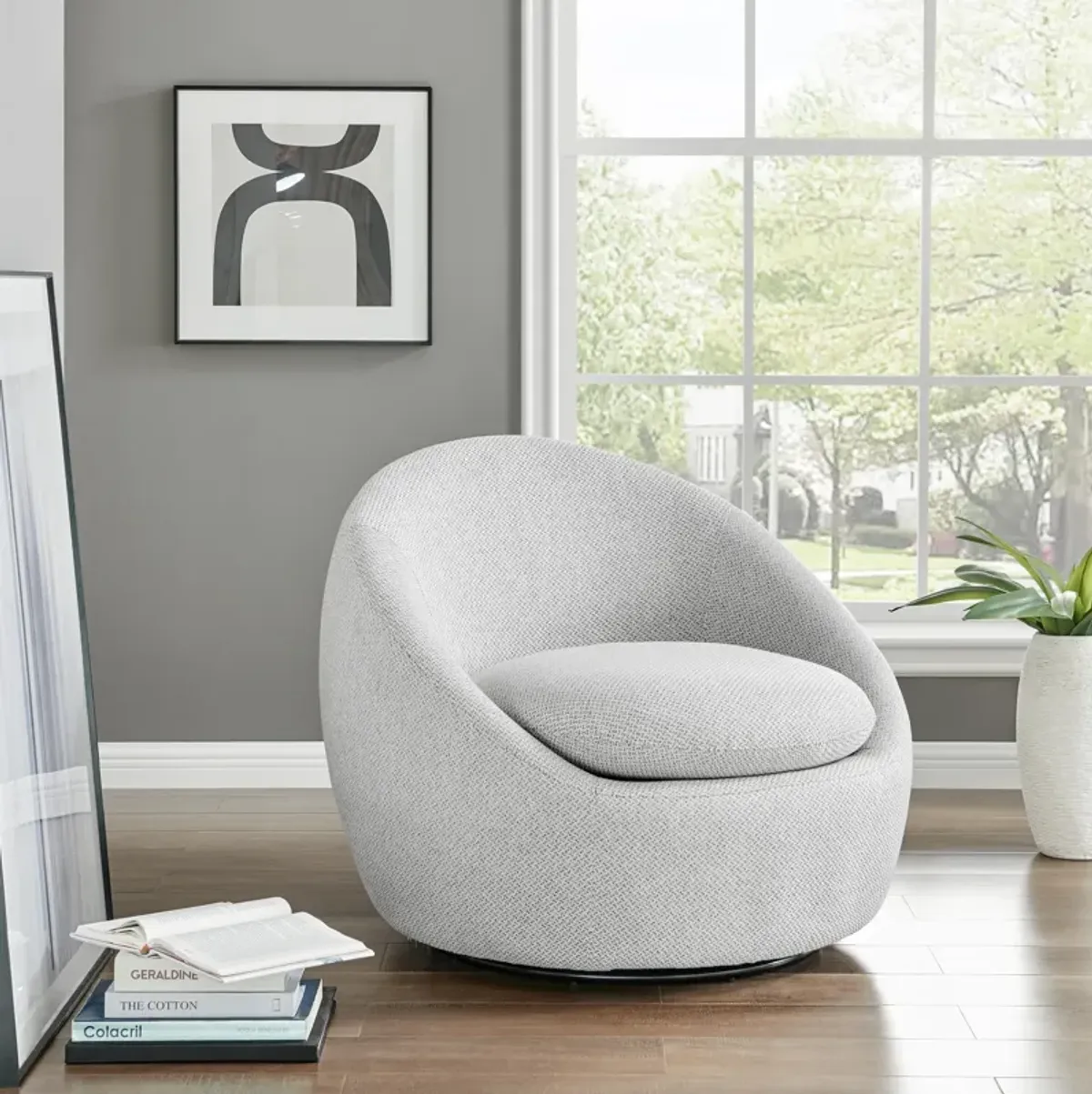 Adelmo Swivel Accent Chair