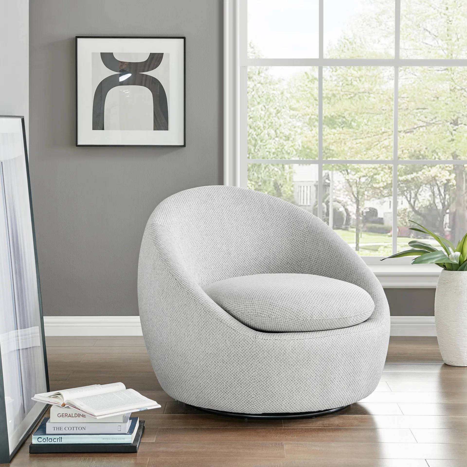 Adelmo Swivel Accent Chair