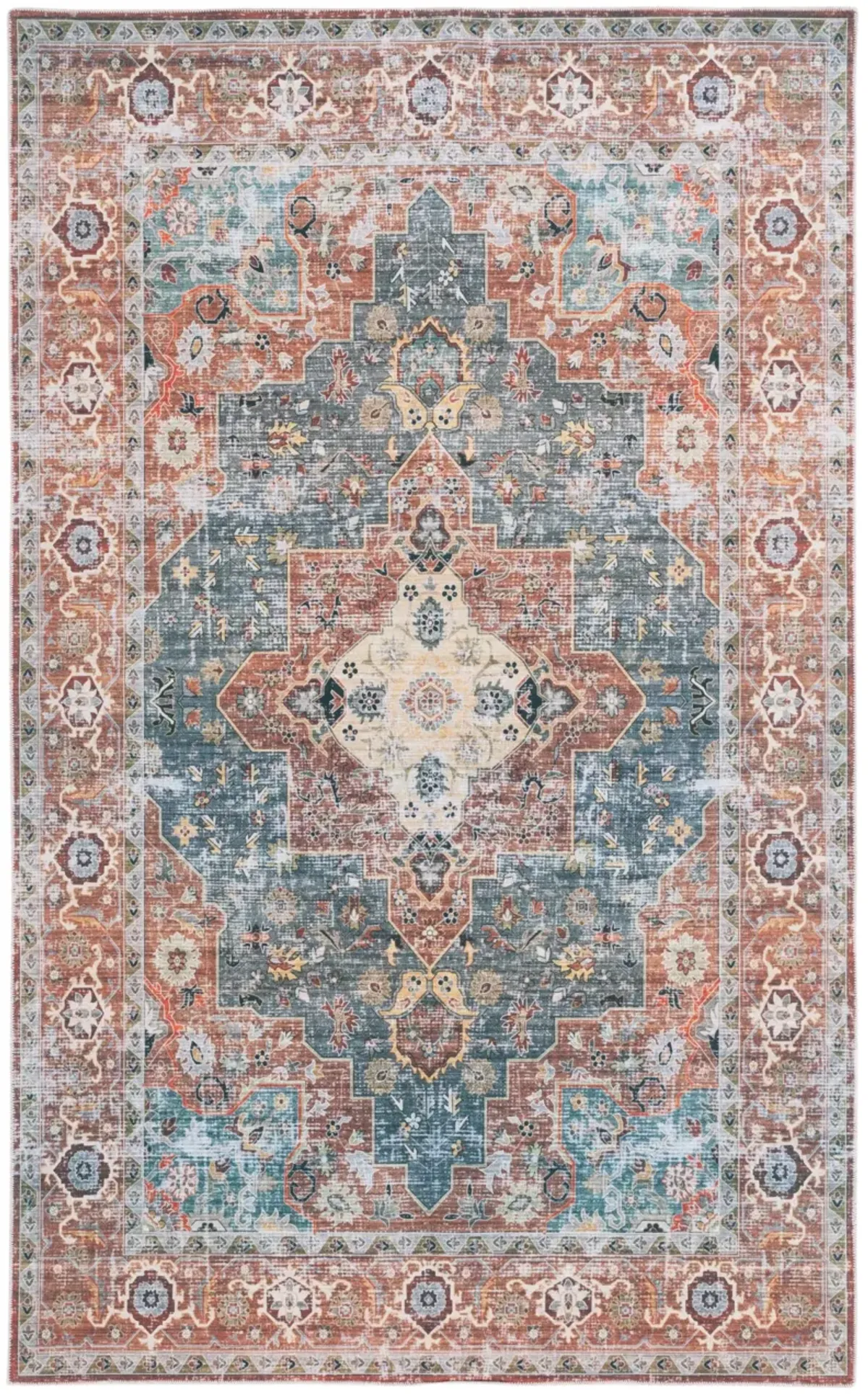 ARIZONA 126 RUST  3' x 5' Small Rectangle Rug