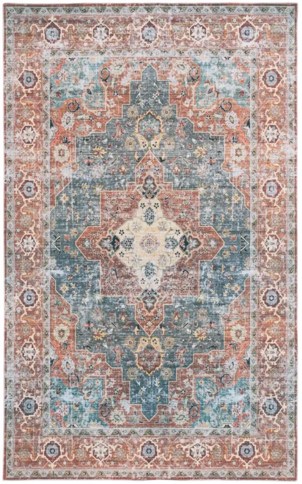 ARIZONA 126 RUST  3' x 5' Small Rectangle Rug