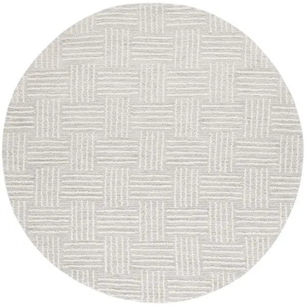 EBONY Hand Tufted 6' x 6' Round area rug