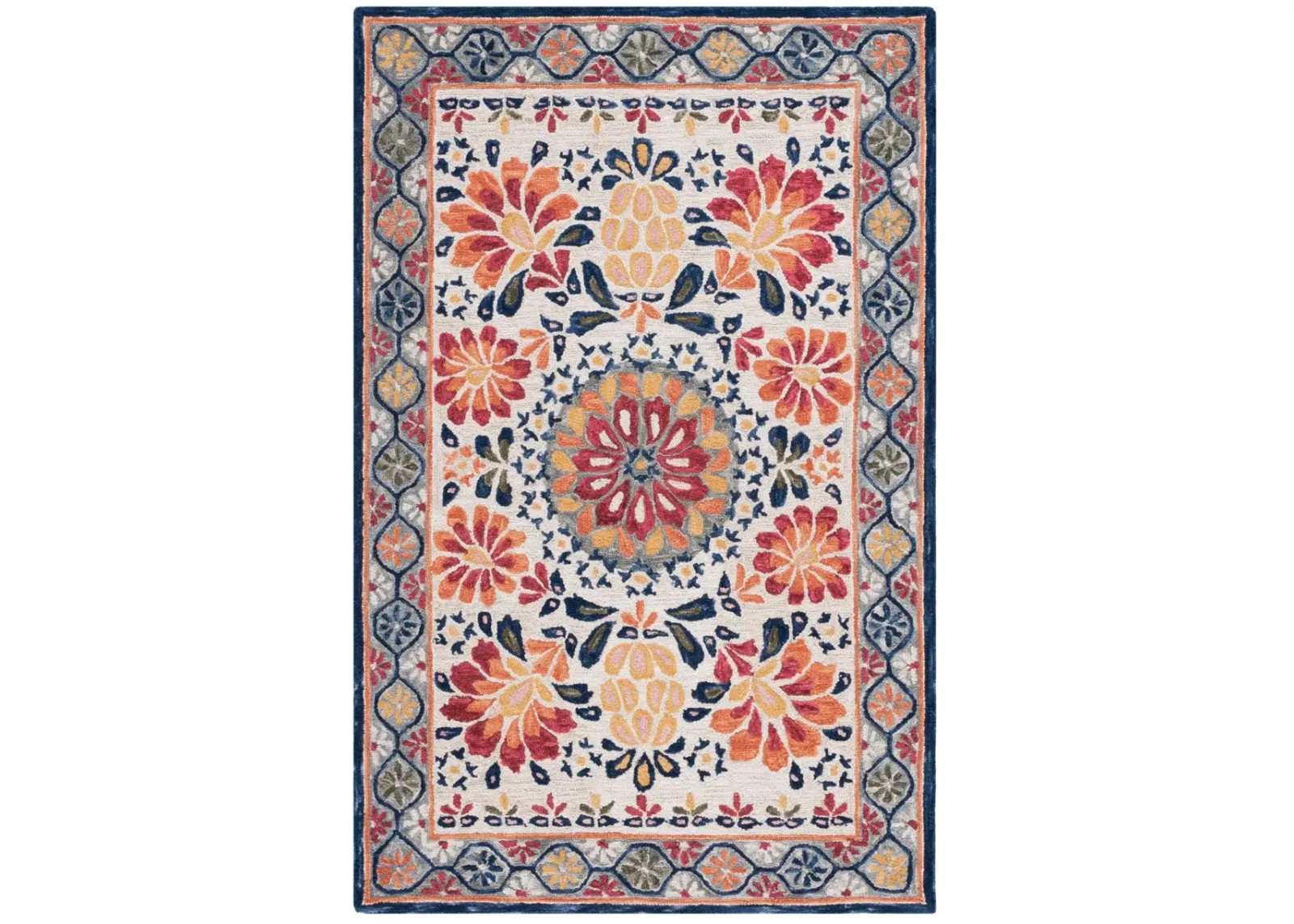 BLOSSOM 687 IVORY  3' x 5' Small Rectangle Rug