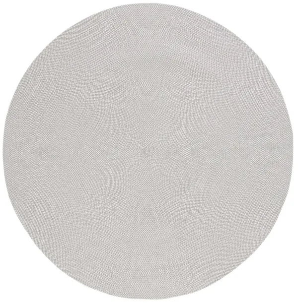 BRAIDED Hand Woven 4' x 4' Round area rug