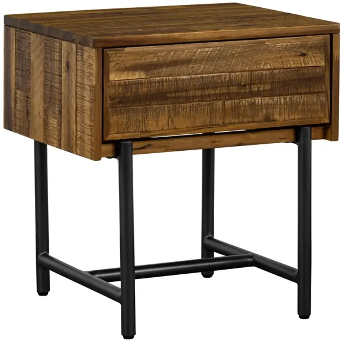 Cusco Rustic Acacia Single Drawer Night stand