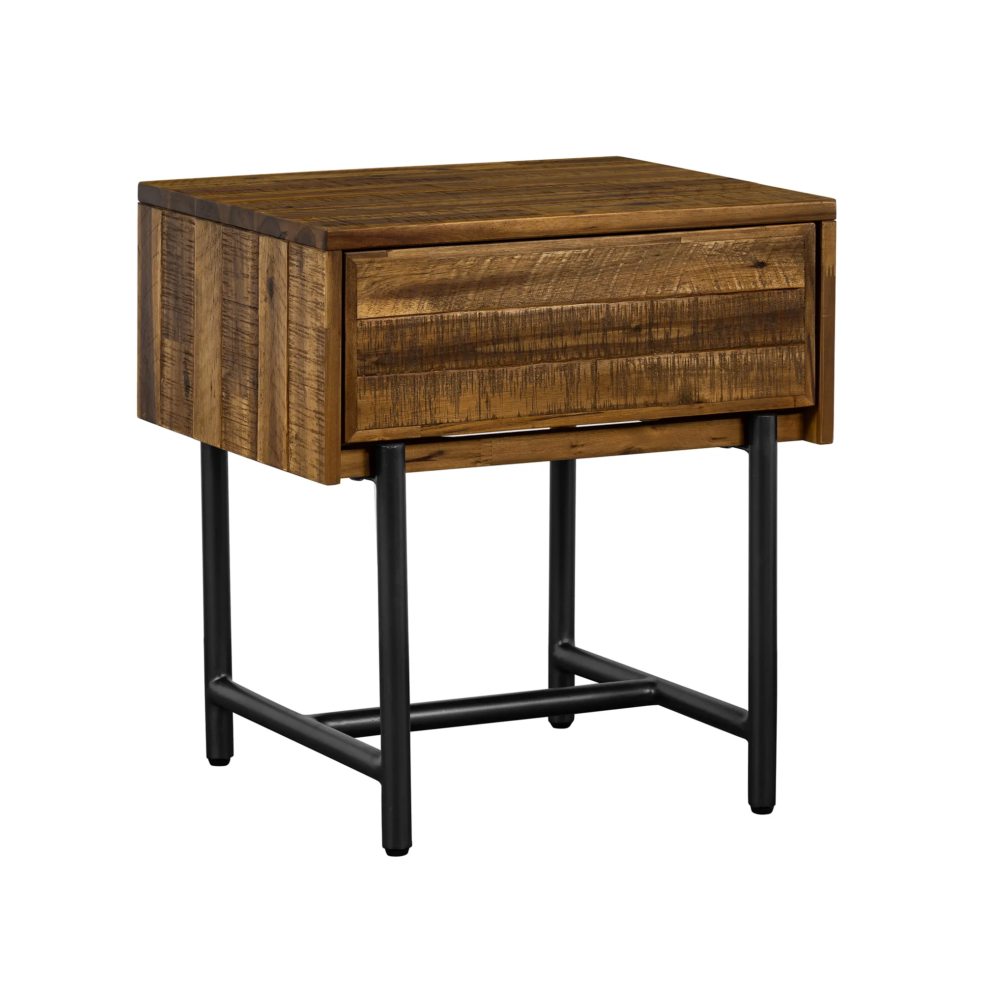 Cusco Rustic Acacia Single Drawer Night stand