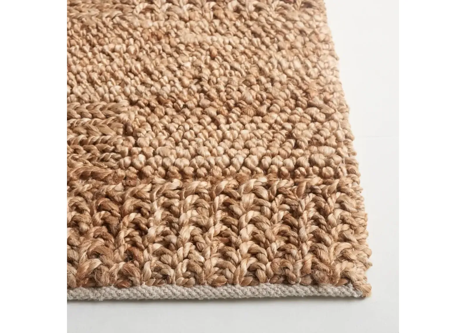 NATURAL FIBER 555 NATURAL 6' x 6' Square Square Rug