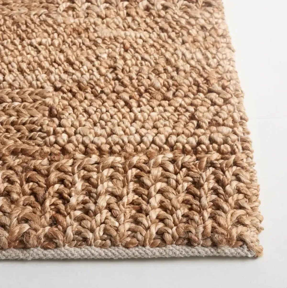 NATURAL FIBER 555 NATURAL 6' x 6' Square Square Rug