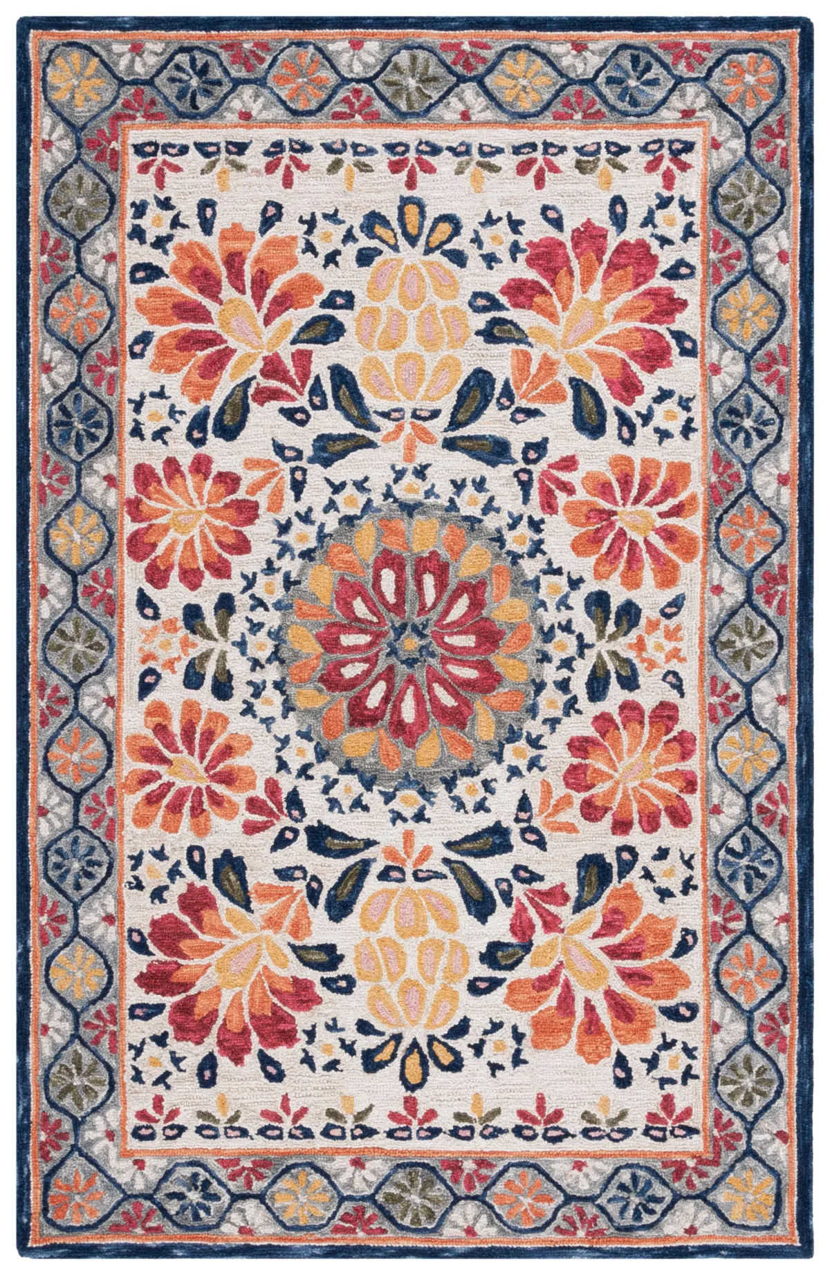 BLOSSOM Hand Tufted 4' x 6' area rug