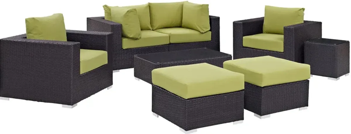 Convene 8 Piece Outdoor Patio Sectional Set