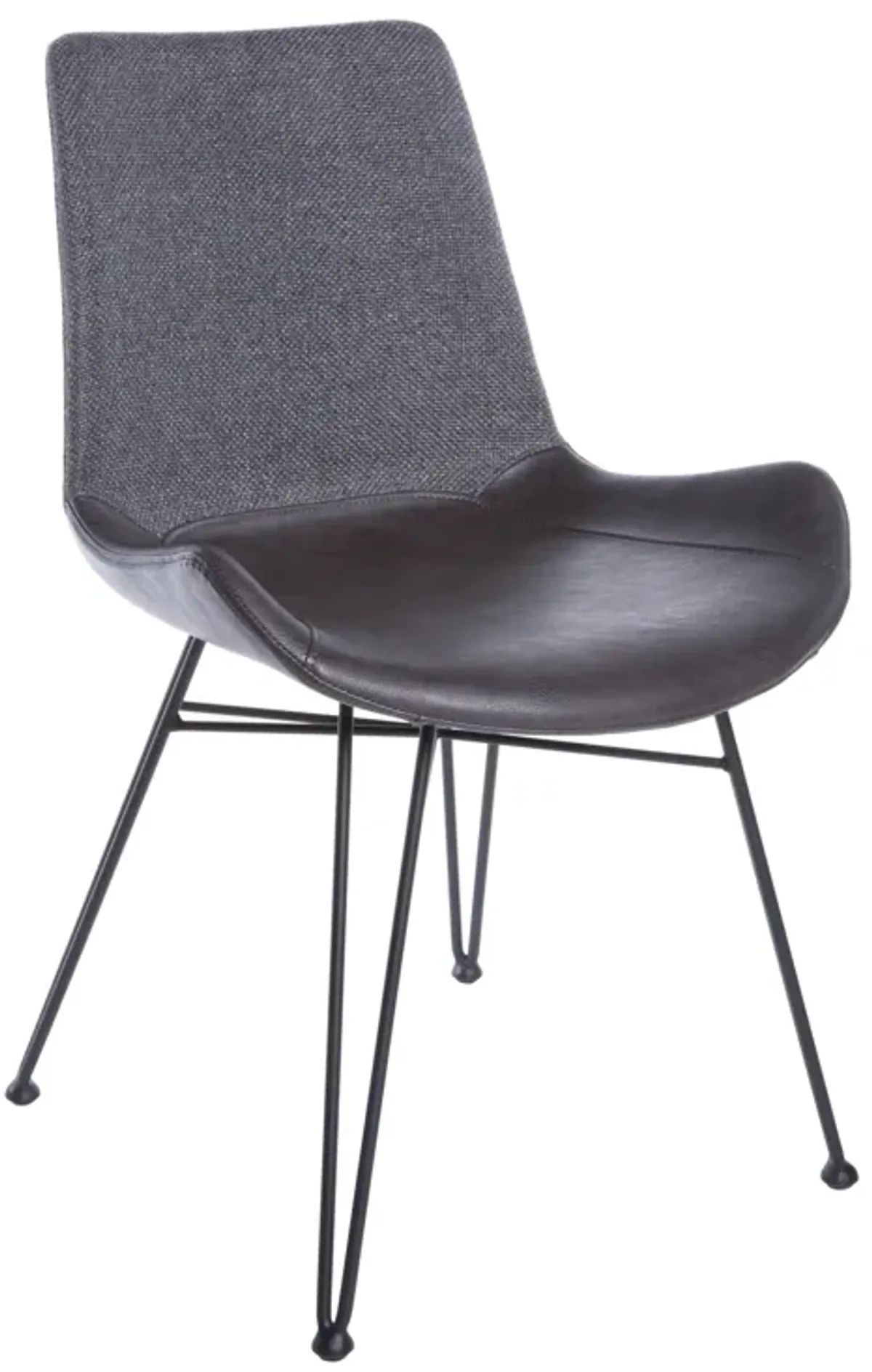 Alisa Side Chair in Dark Gray - Set of 2