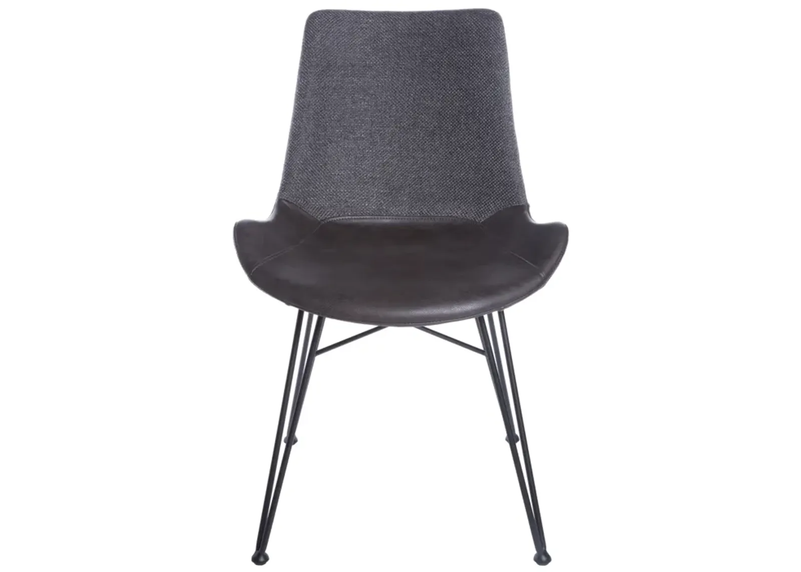 Alisa Side Chair in Dark Gray - Set of 2