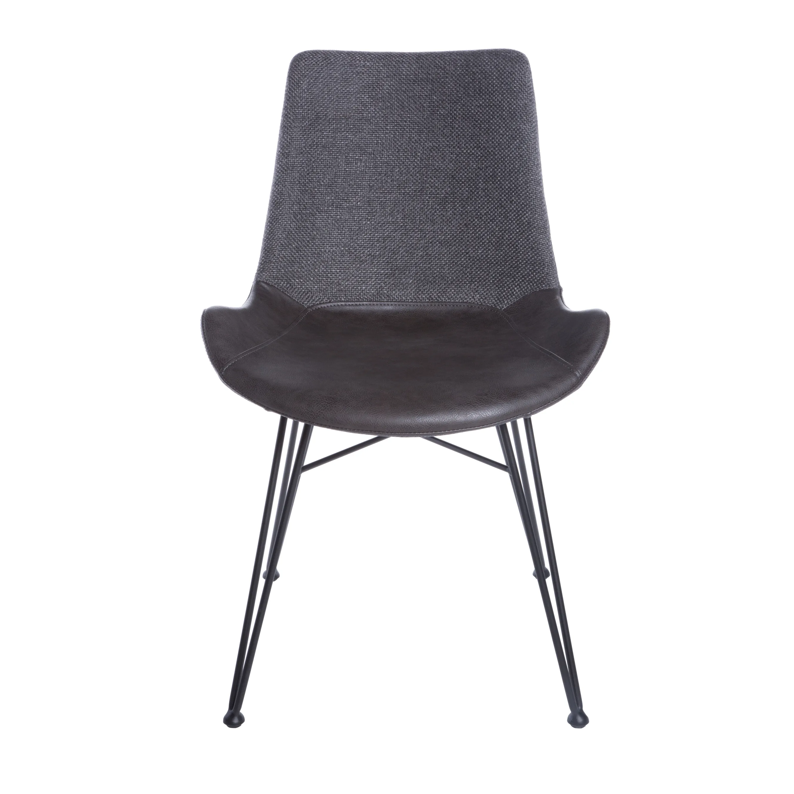 Alisa Side Chair in Dark Gray - Set of 2