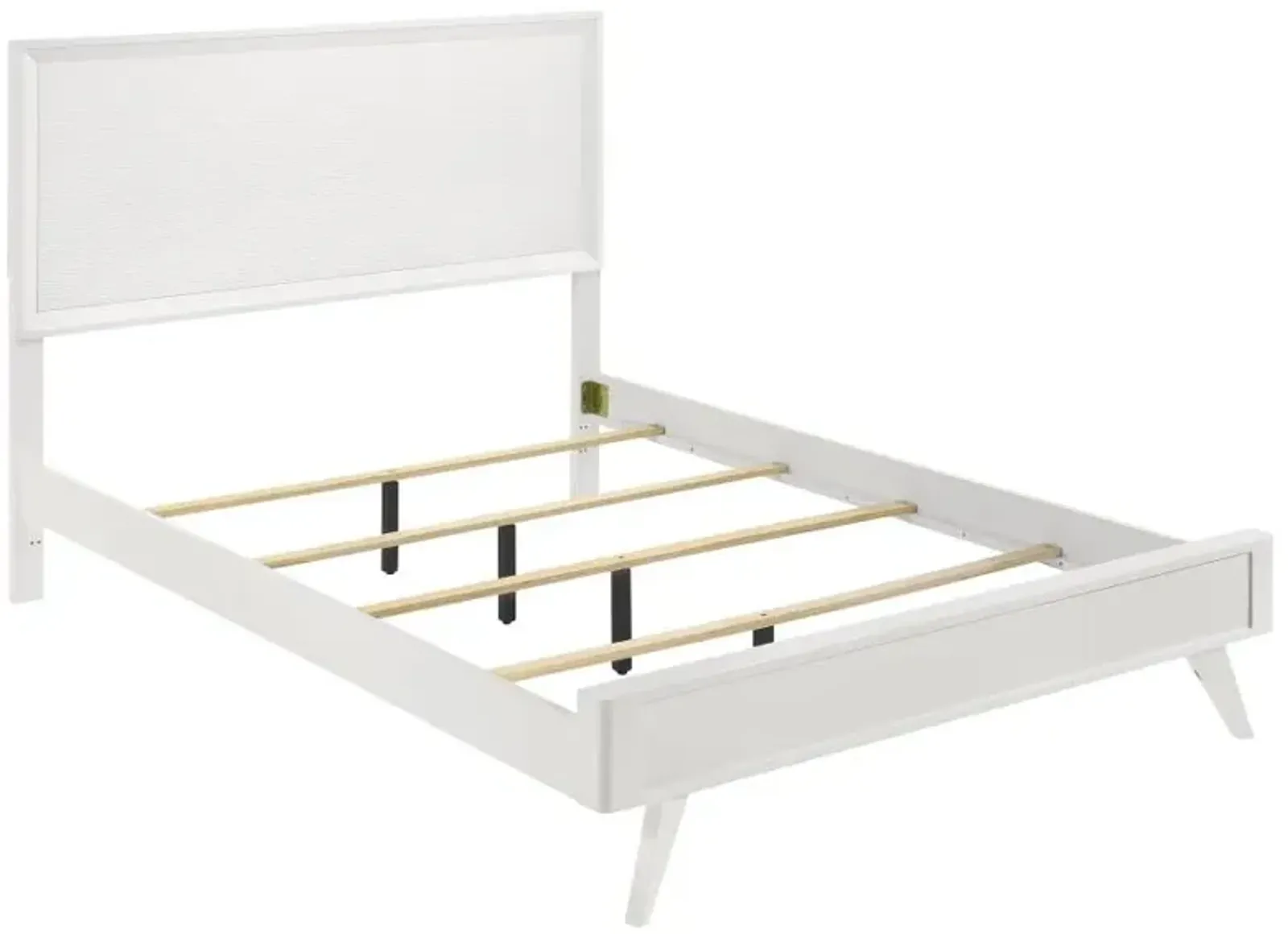 Janelle Queen Panel Bed White