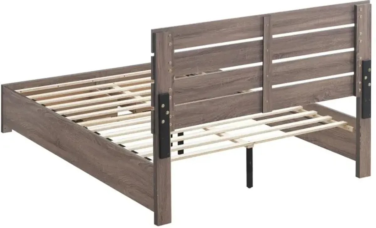 Brantford Eastern King Storage Bed Barrel Oak