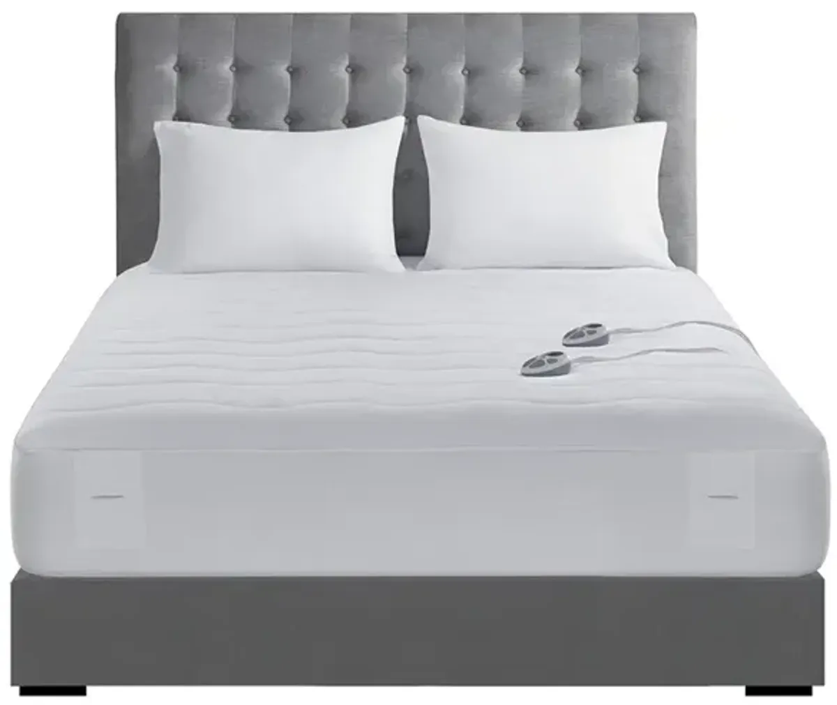 Serta Plush White Heated Mattress Pad