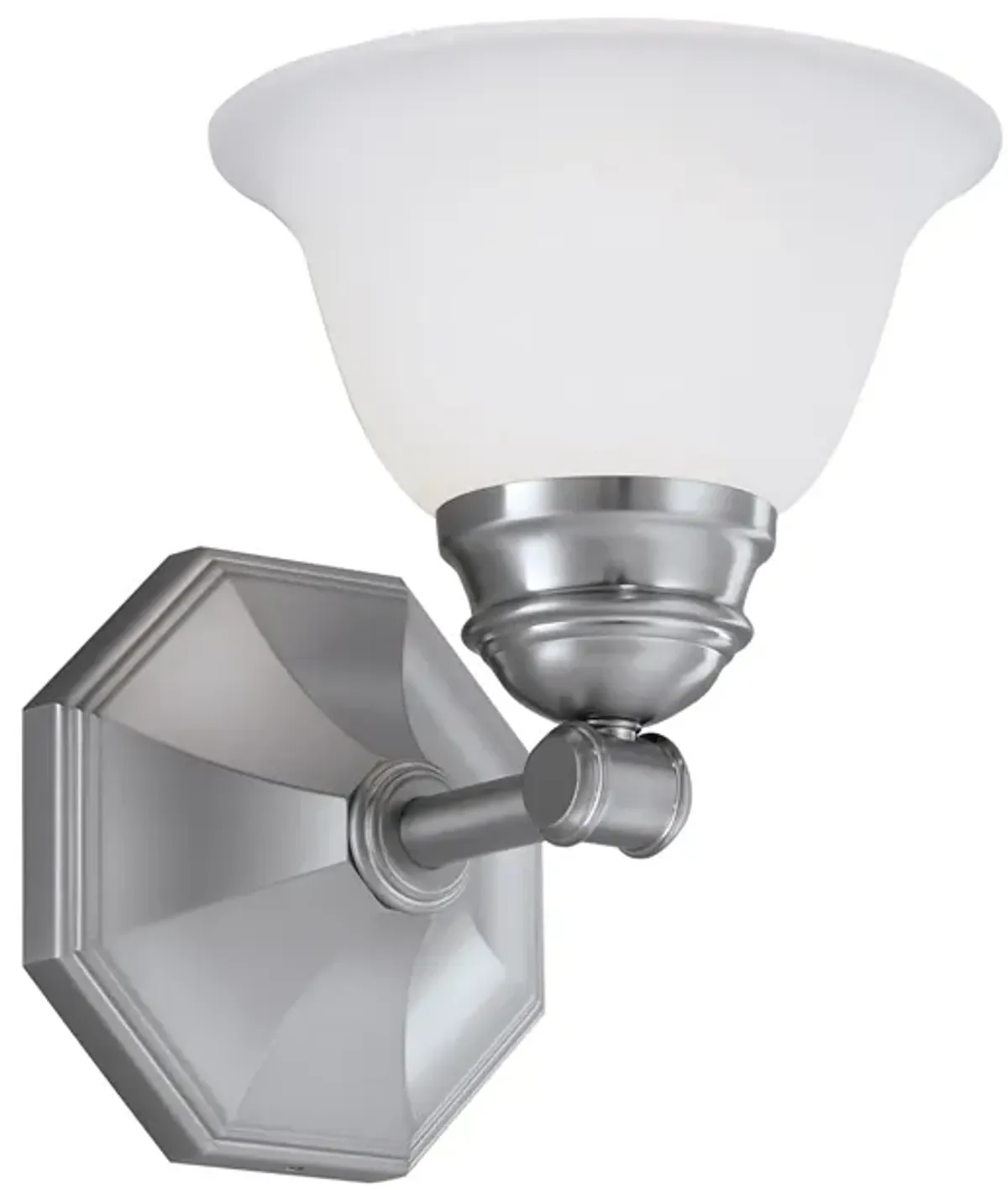 Kathryn 1 Lt Vanity Sconce - Brushed Nickel