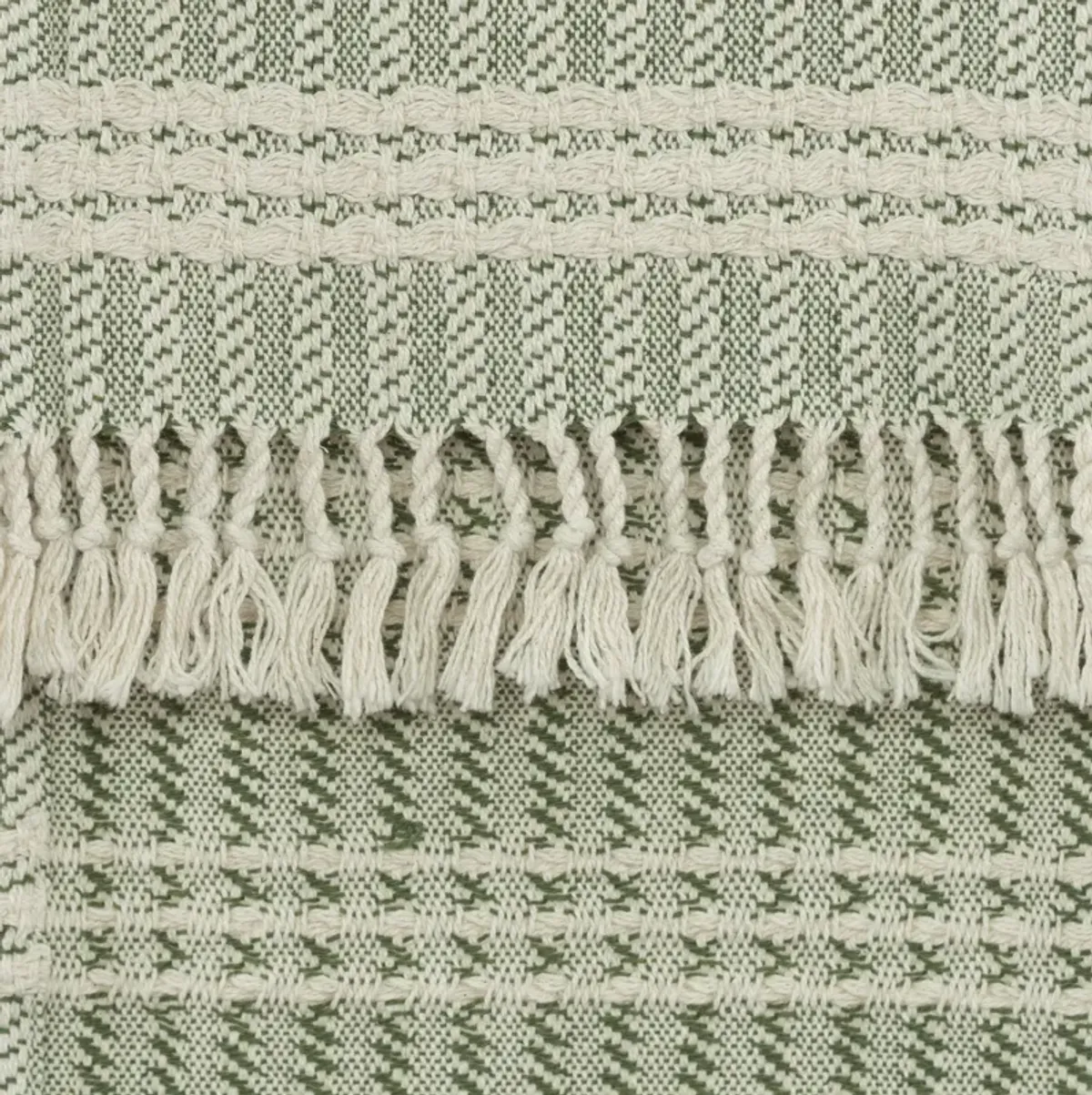 Stripe Green  Throw