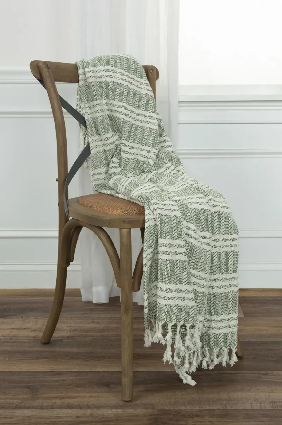 Stripe Green  Throw