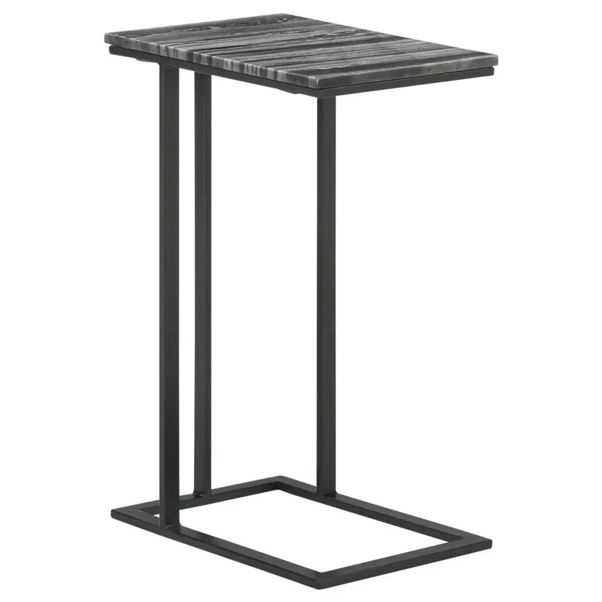 Abbie Accent Table with Marble Top Grey