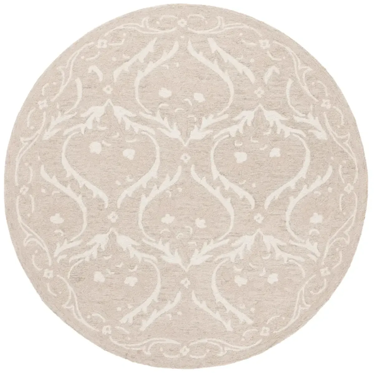 BLOSSOM Hand Tufted 6' x 6' Round area rug