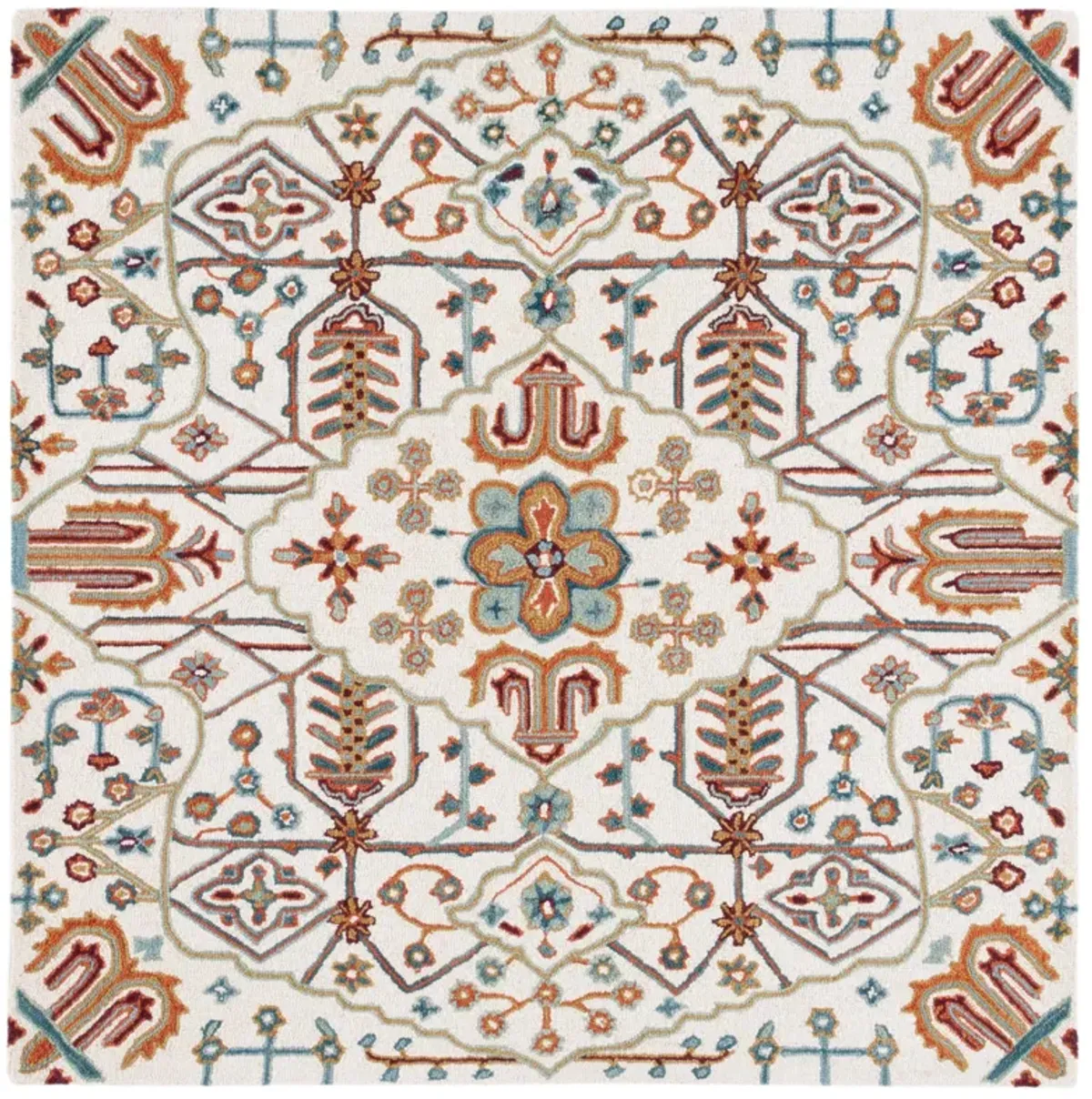 HERITAGE Hand Tufted 8' x 8' Square area rug