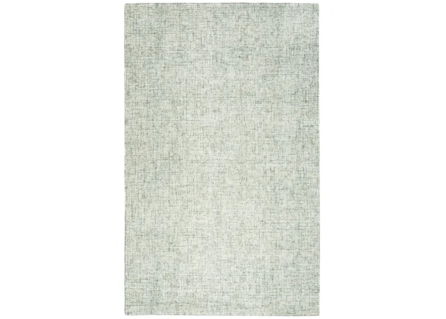 Brindleton Green Tweed Wool 3' x 5' Rectangle Rug