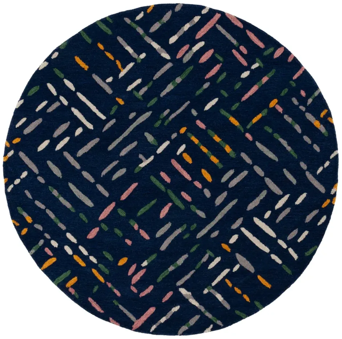 METRO Hand Tufted 6' x 6' Round area rug