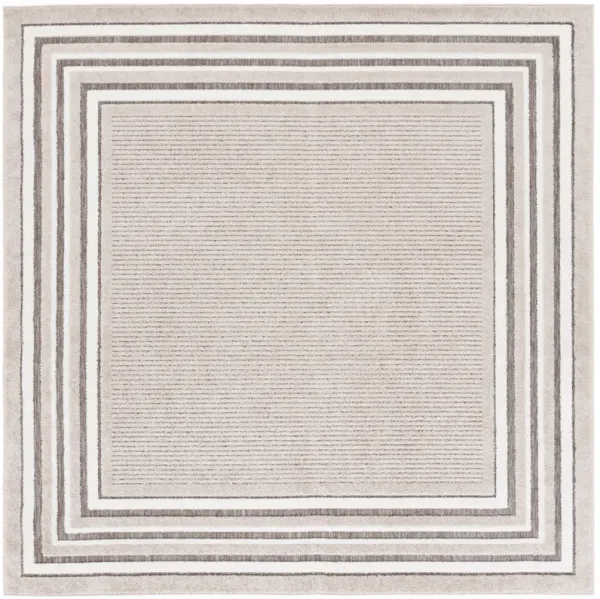 CABANA 634 BEIGE  6'-7' x 6'-7' Square Square Rug