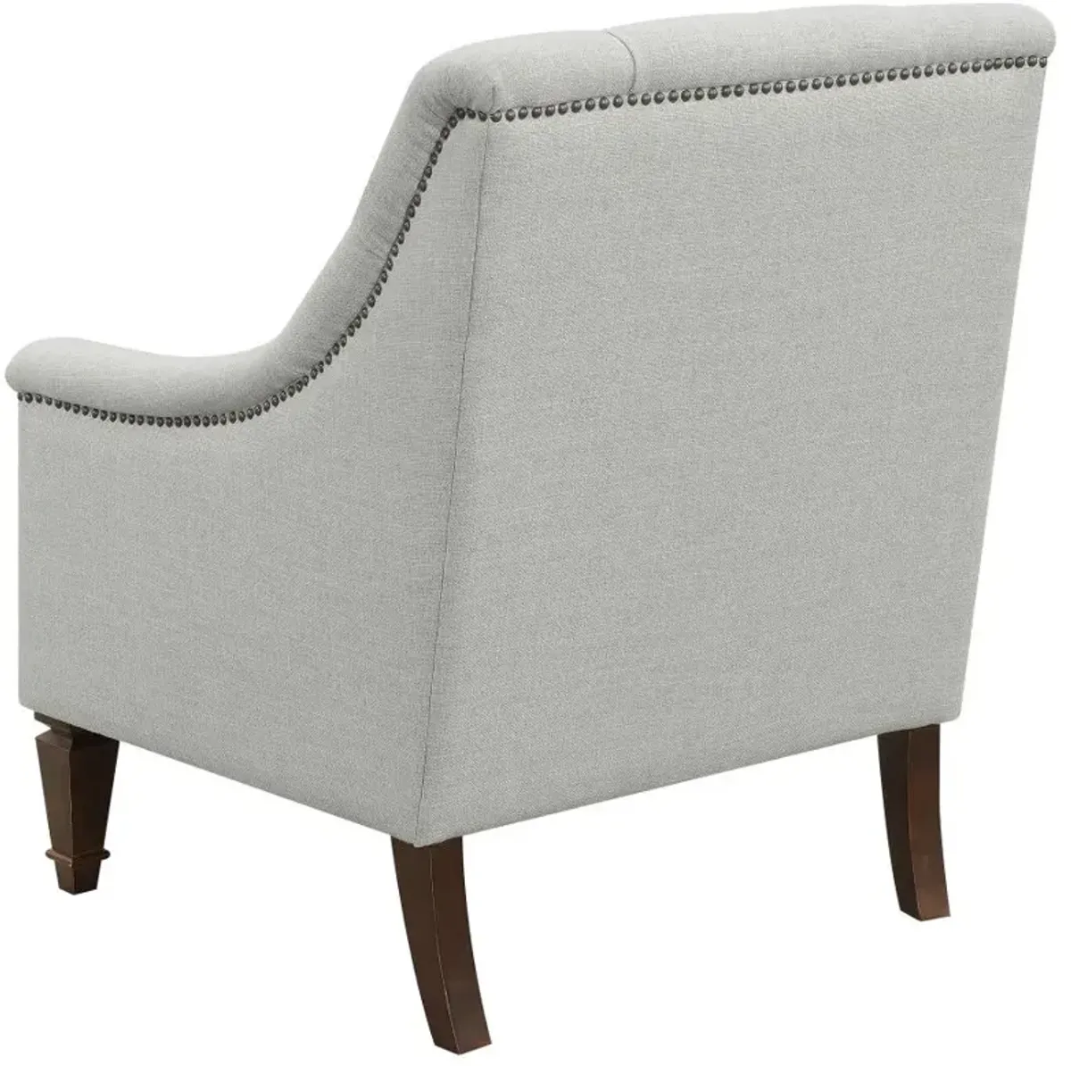 Avonlea Upholstered Tufted Living Room Set Grey