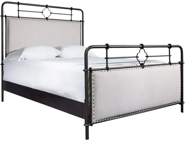 Upholstered Metal Bed