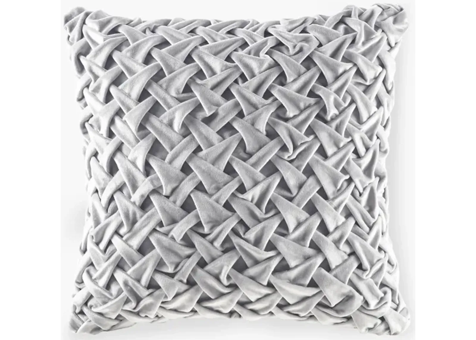 Croscill Classics Winchester Silver Square Decor Pillow