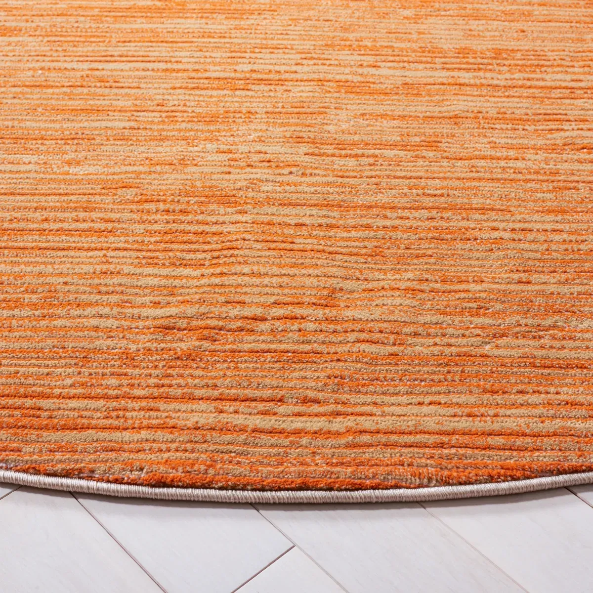 VISION 606 ORANGE 10' x 10' Round Round Rug