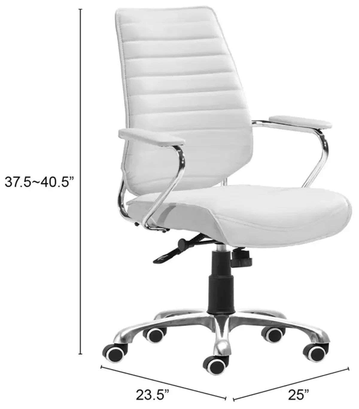 Enterprise Low Back Office Chair White