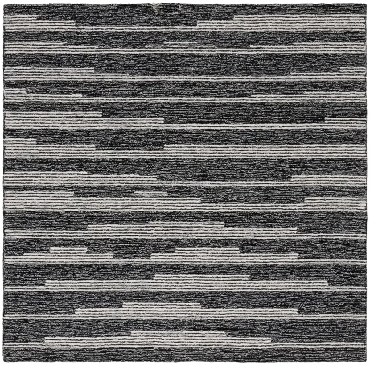 EBONY 526 BLACK  6' x 6' Square Square Rug