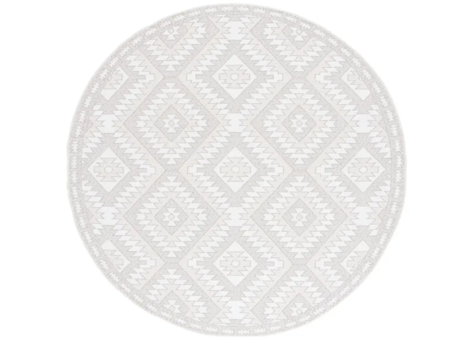 PRAIRIE 310 BEIGE  6'-7' x 6'-7' Round Round Rug