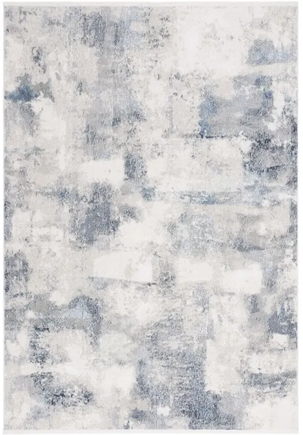 BAYSIDE 124 Blue 4' X 6' Small Rectangle Rug