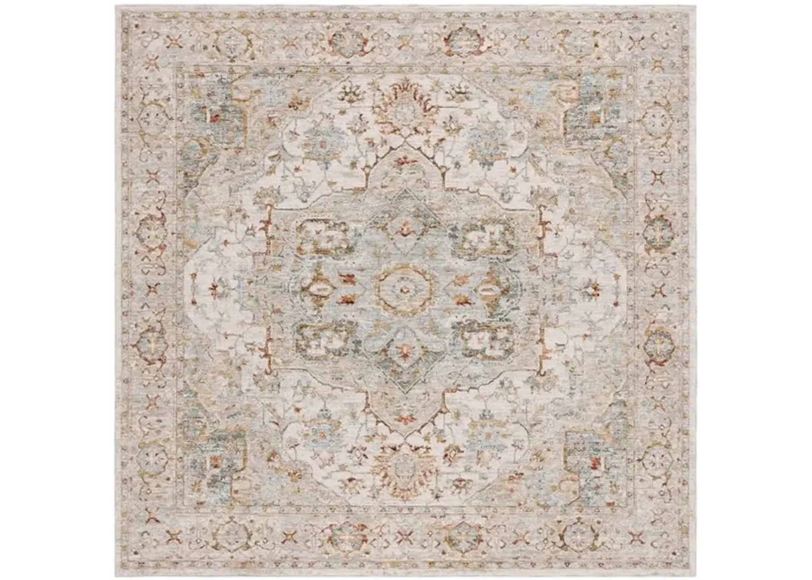 HAMILTON 110 Blue 6'-7' X 6'-7' Square Square Rug