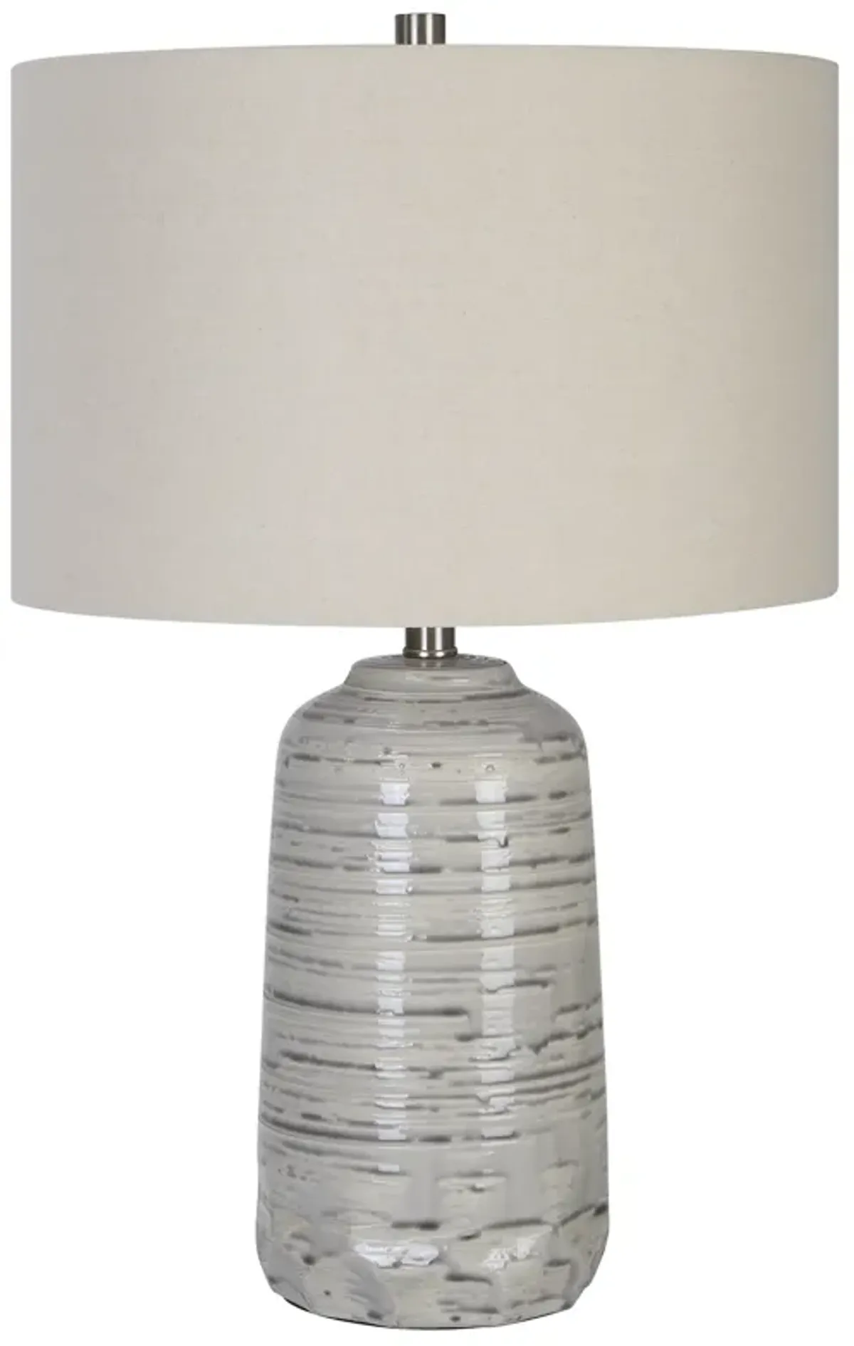 Uttermost Cyclone Ivory Table Lamp