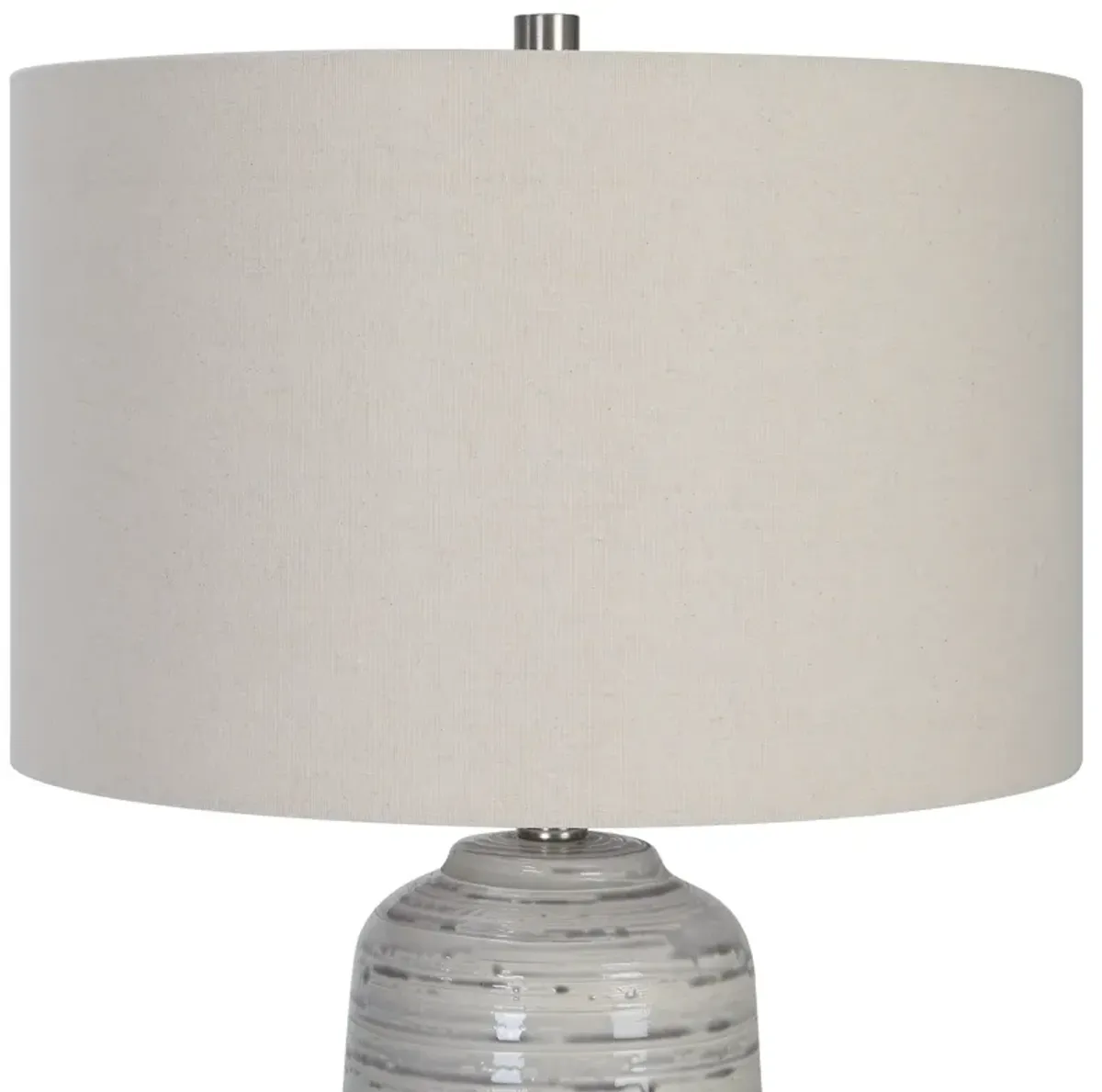 Uttermost Cyclone Ivory Table Lamp