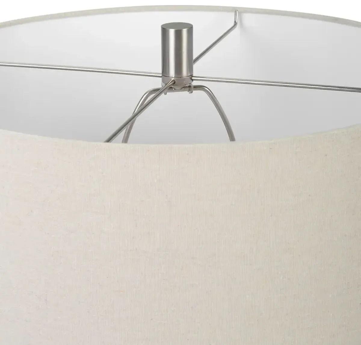 Uttermost Cyclone Ivory Table Lamp