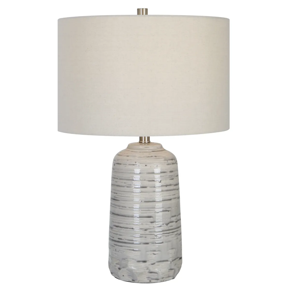 Uttermost Cyclone Ivory Table Lamp