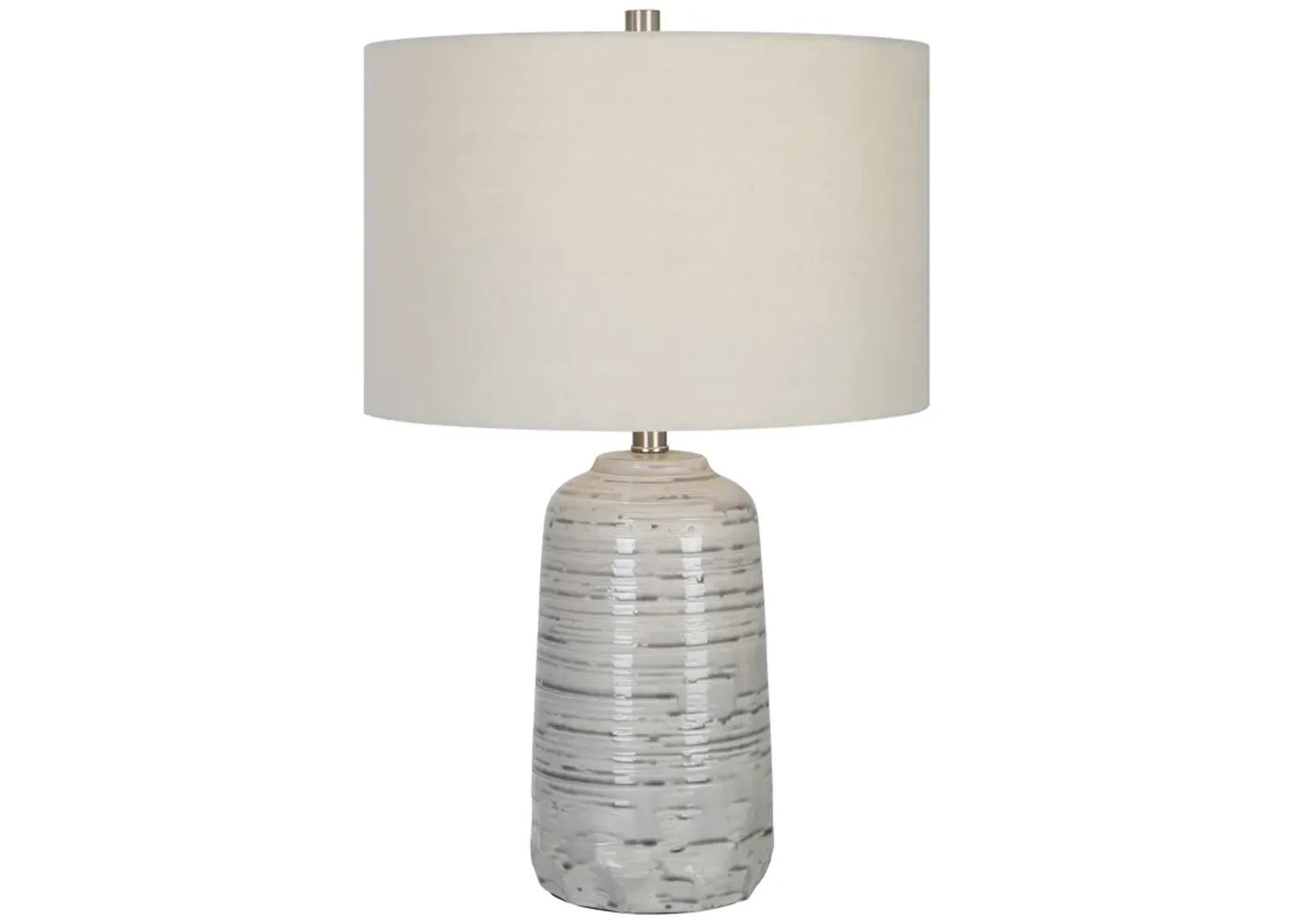 Uttermost Cyclone Ivory Table Lamp