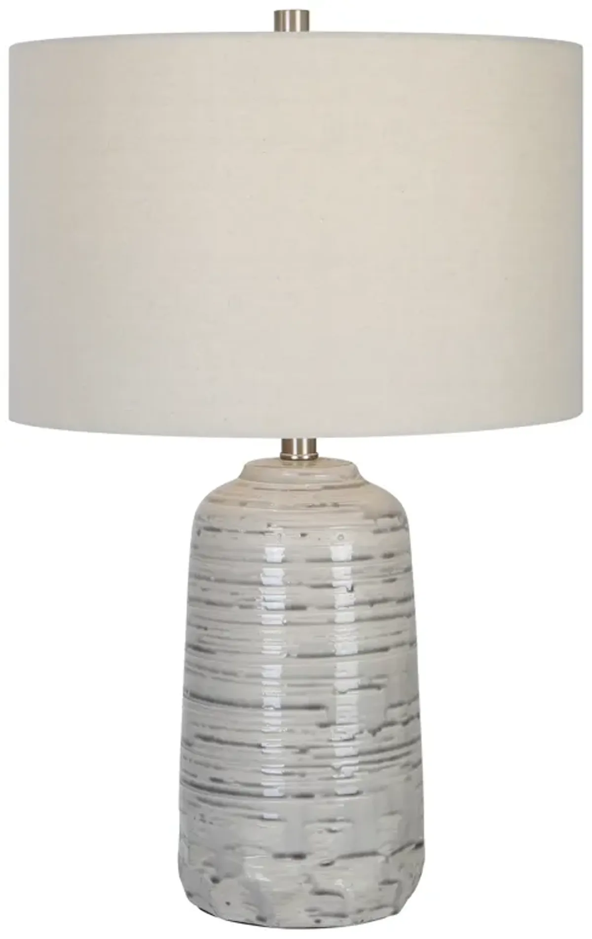 Uttermost Cyclone Ivory Table Lamp