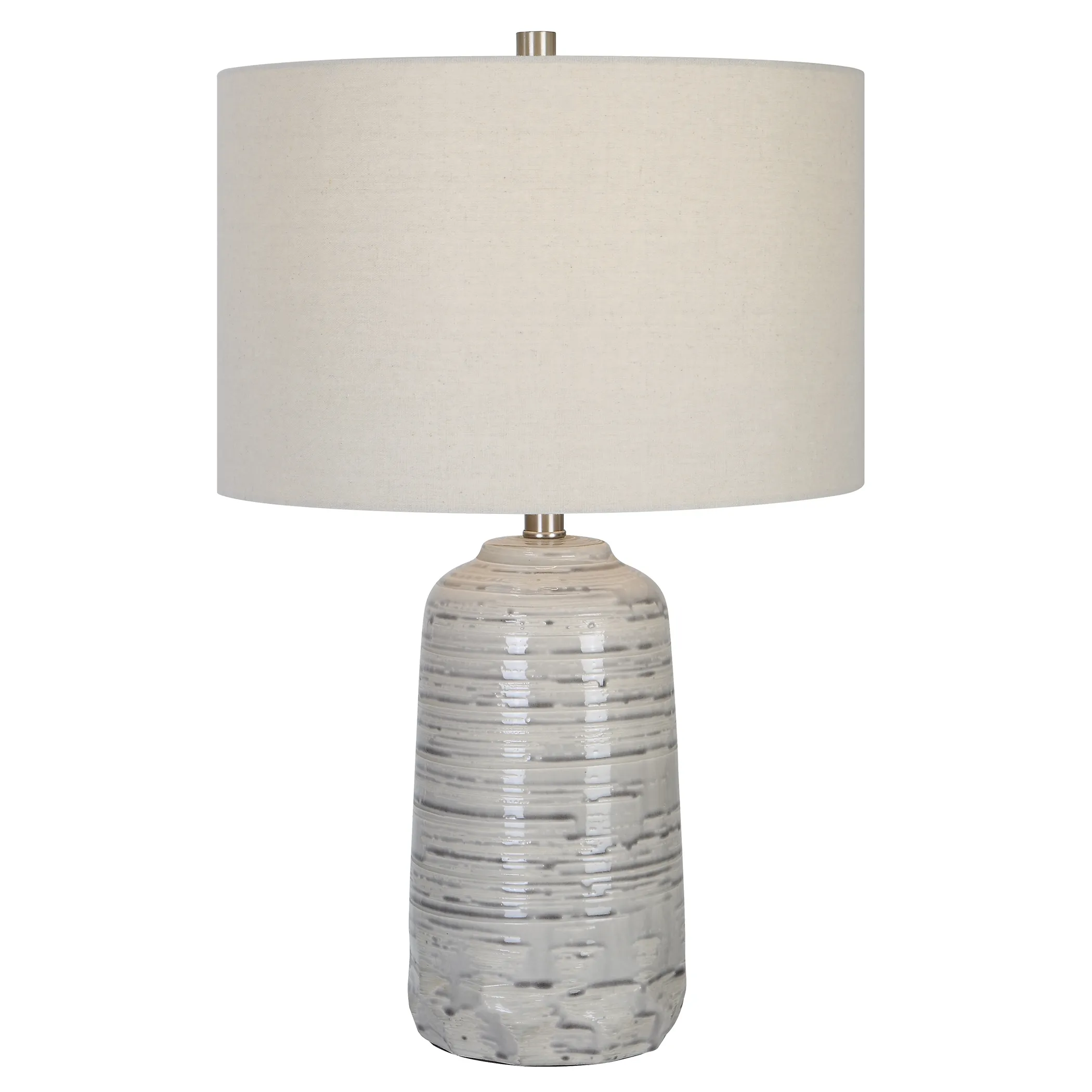 Uttermost Cyclone Ivory Table Lamp