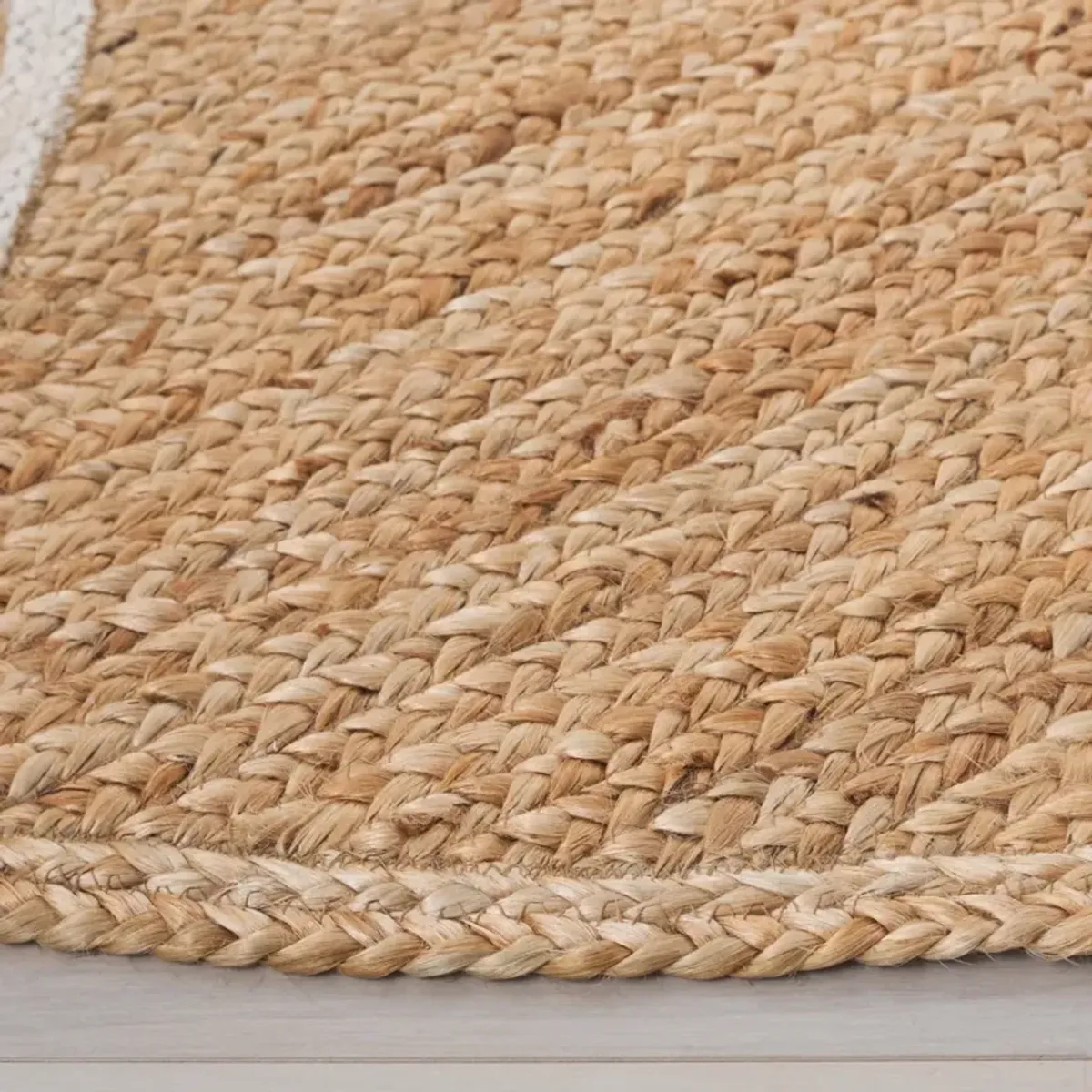 NATURAL FIBER 895 NATURAL  6' x 6' Round Round Rug