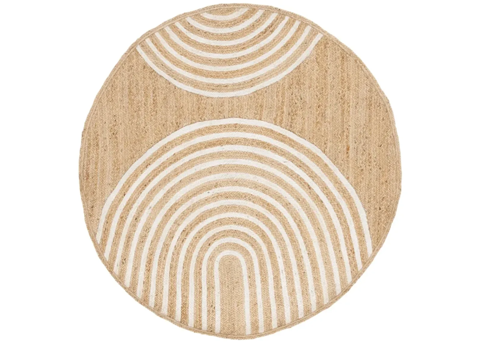 NATURAL FIBER 895 NATURAL  6' x 6' Round Round Rug