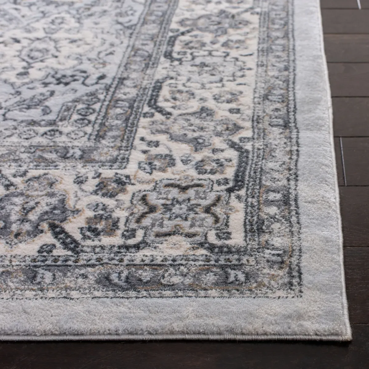 ISABELLA 916 DARK GREY  5'-3' x 5'-3' Square Square Rug