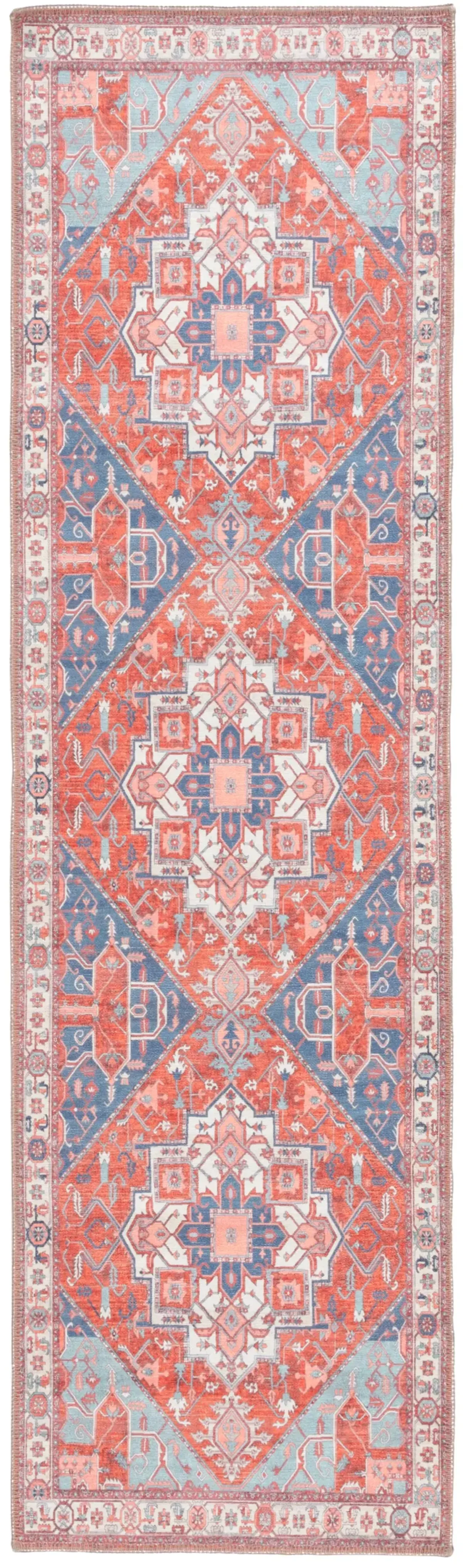 SERAPI 811 RUST  2'-2' x 8' Runner Rug