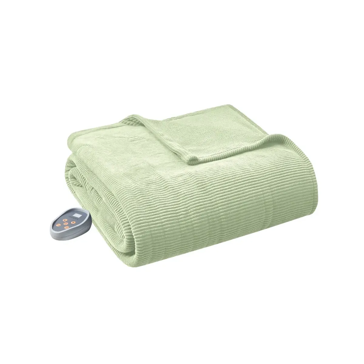 Beautyrest Electric Micro Fleece Green Heated Blanket